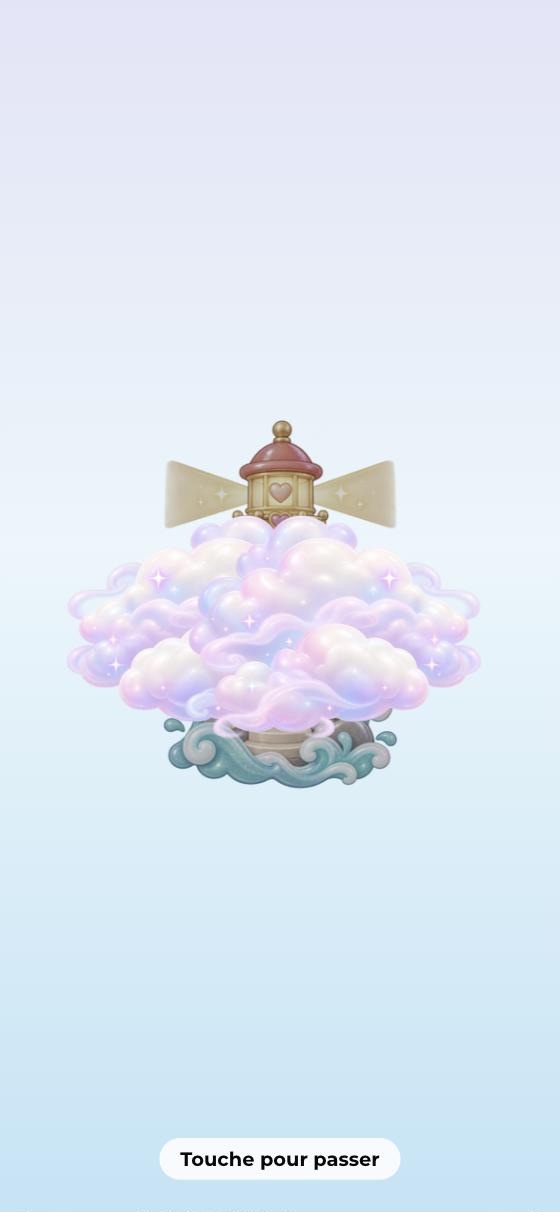 Animation : le phare sort des nuages